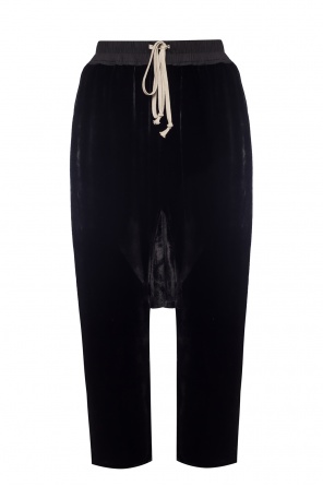 Loose-fitting velvet trousers, zdjęcie 1 Loose-fitting velvet trousers od Rick Owens